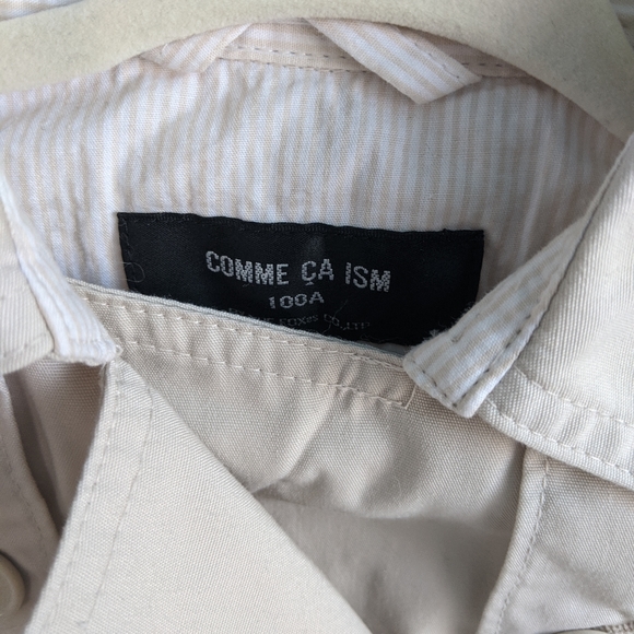 Euc Comme Ca Ism Designer cropped trench jacket - Picture 5 of 5